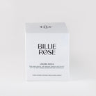 Billie Rose candle packaging on a white background