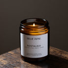 lit scented candle nostalgia fragrance